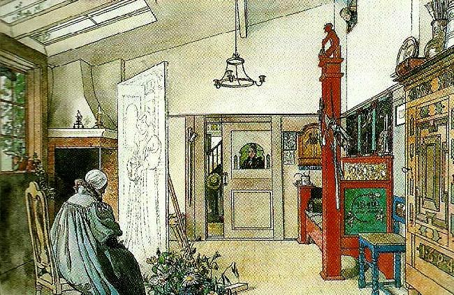 Carl Larsson ateljen, andra halften